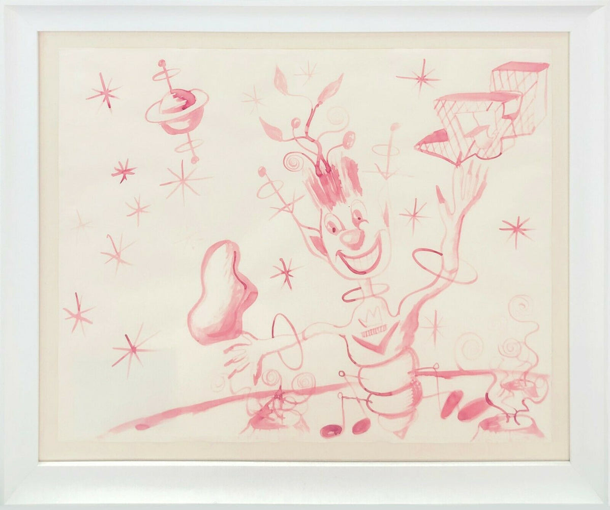 Captain Fun (Original) by Kenny Scharf, 1983 drawing on paper