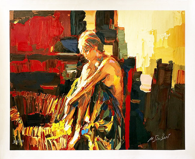 Apres Le Bain by Nicola Simbari, giclee on canvas