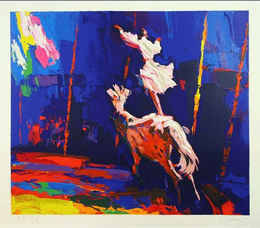 Cheval Branc by Nicola Simbari, serigraph