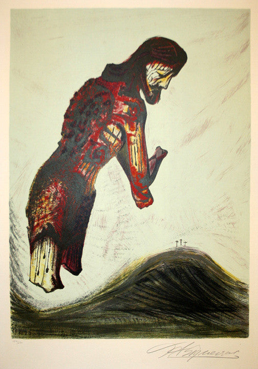 Cristo Amputado from Mountain Series) by David Alfaro Siqueiros, 1969 lithograph