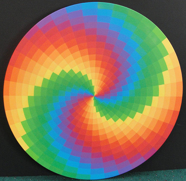 323 Spiral Rainbow by Stan Slutsky, 3d interactive mixed media