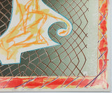 Shards IV by Frank Stella, 1982 offset lithograph & screenprint — detail 2