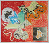 Shards IV by Frank Stella, 1982 offset lithograph & screenprint