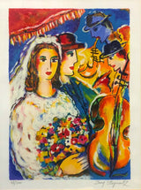 Wedding Song by Zamy Steynovitz by Artists Misc., serigraph — detail 2