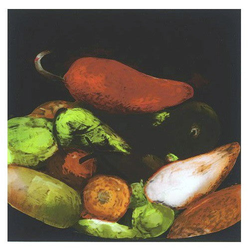 Peppers by Donald Sultan, 1989 screenprint on Arches 88 paper
