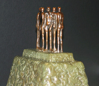 Five Friends by Jim Sutter, bronze