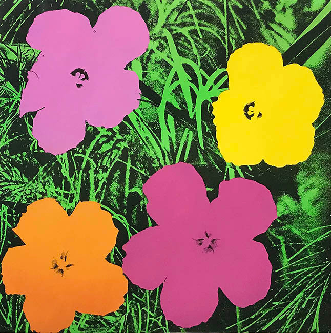 Flowers by Andy Warhol, 1964 offset lithograph