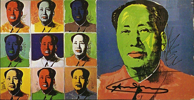 Mao Invitation (Portfolio of 10) by Andy Warhol, 1972 offset lithograph