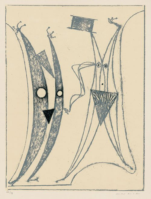Pierre Hebey, Festin by Max Ernst, 1974 lithograph