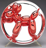 Balloon Dog (Red) by Jeff Koons, 2002 metallic porcelain multiple — detail 2