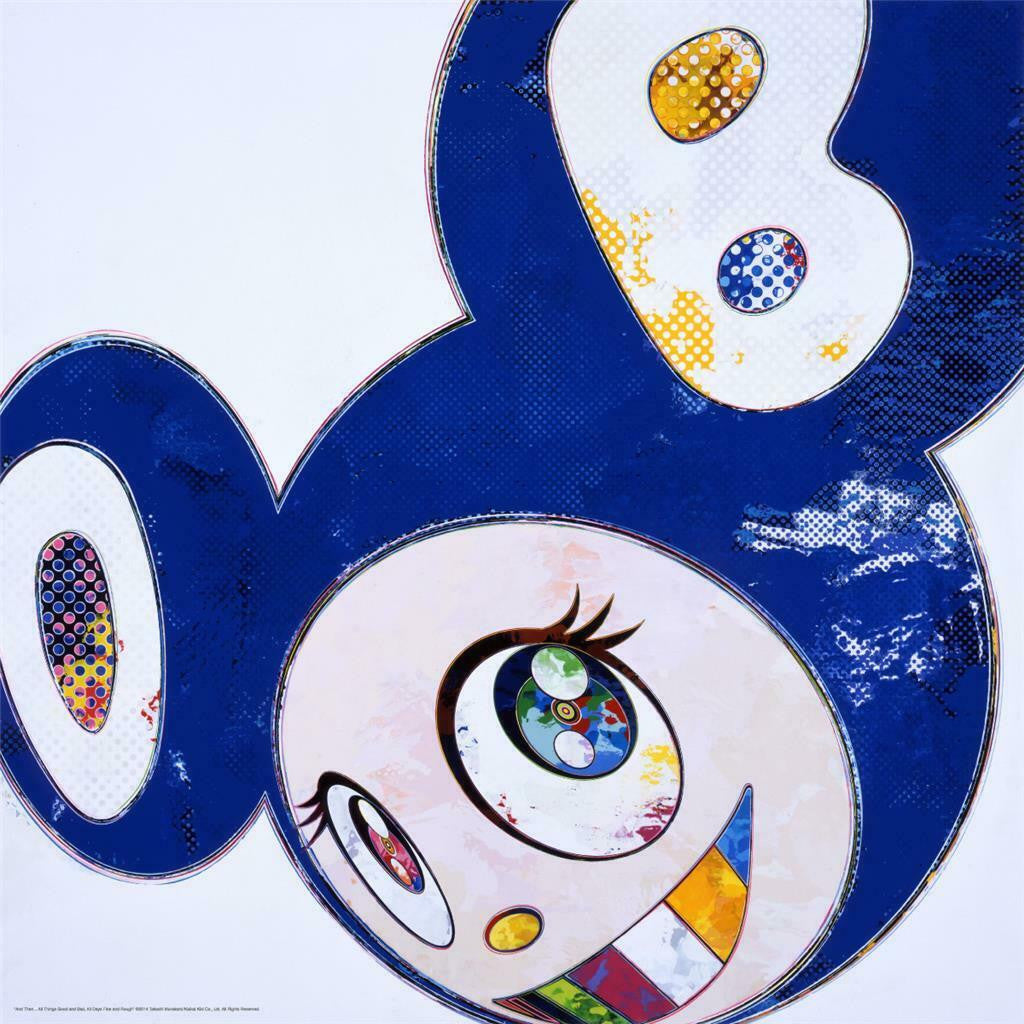 And Then Melting Dob (Blue) by Takashi Murakami, offset lithograph edition