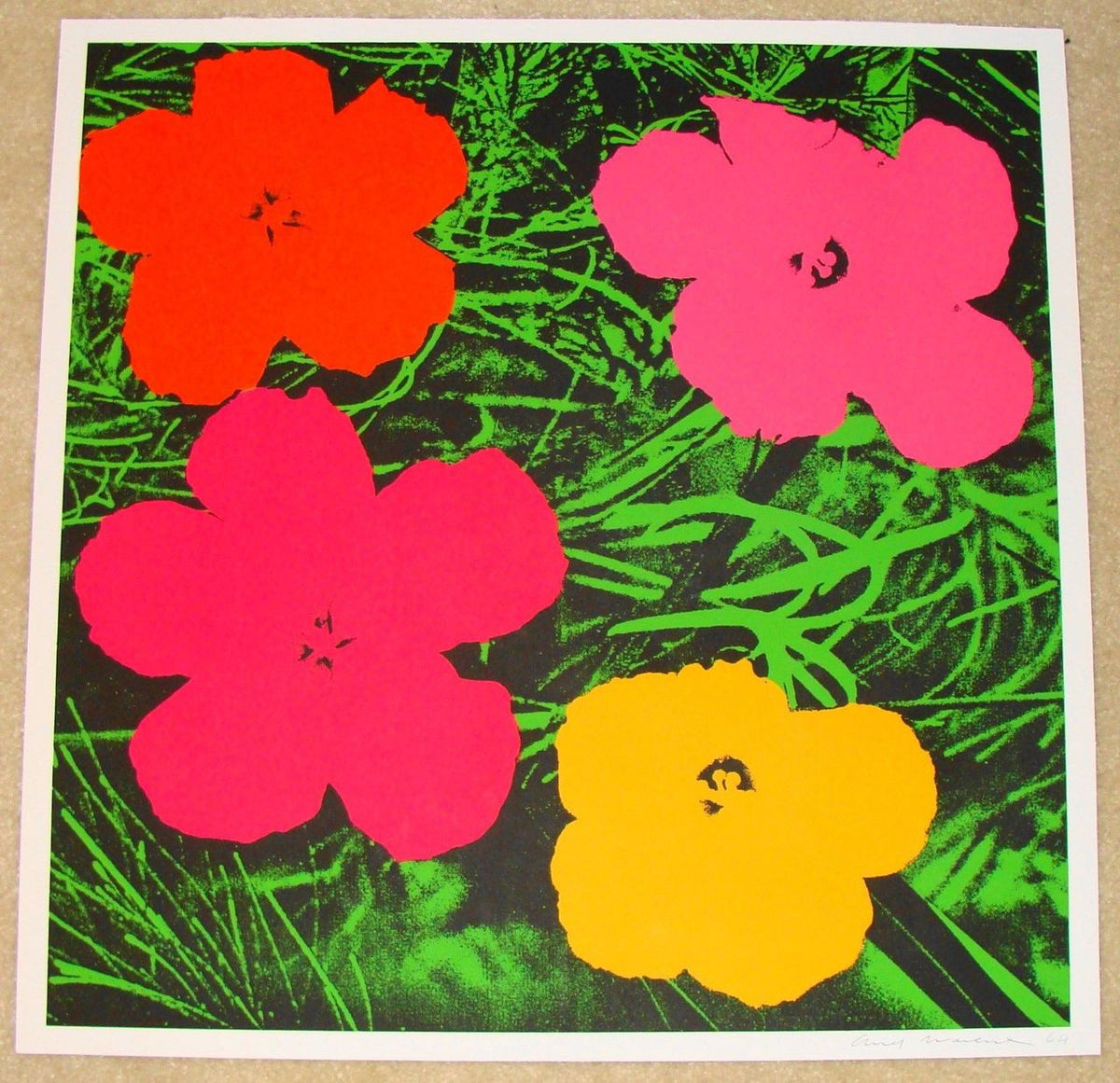 Flowers FS II.6 by Andy Warhol, 1964 offset lithograph in colors on paper