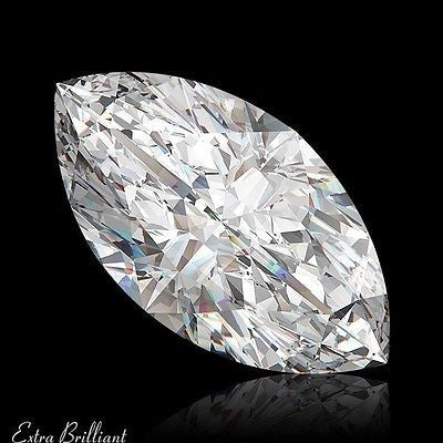GIA Certified .51 Carat Marquise Diamond F Color VVS2 Clarity Excellent Investment