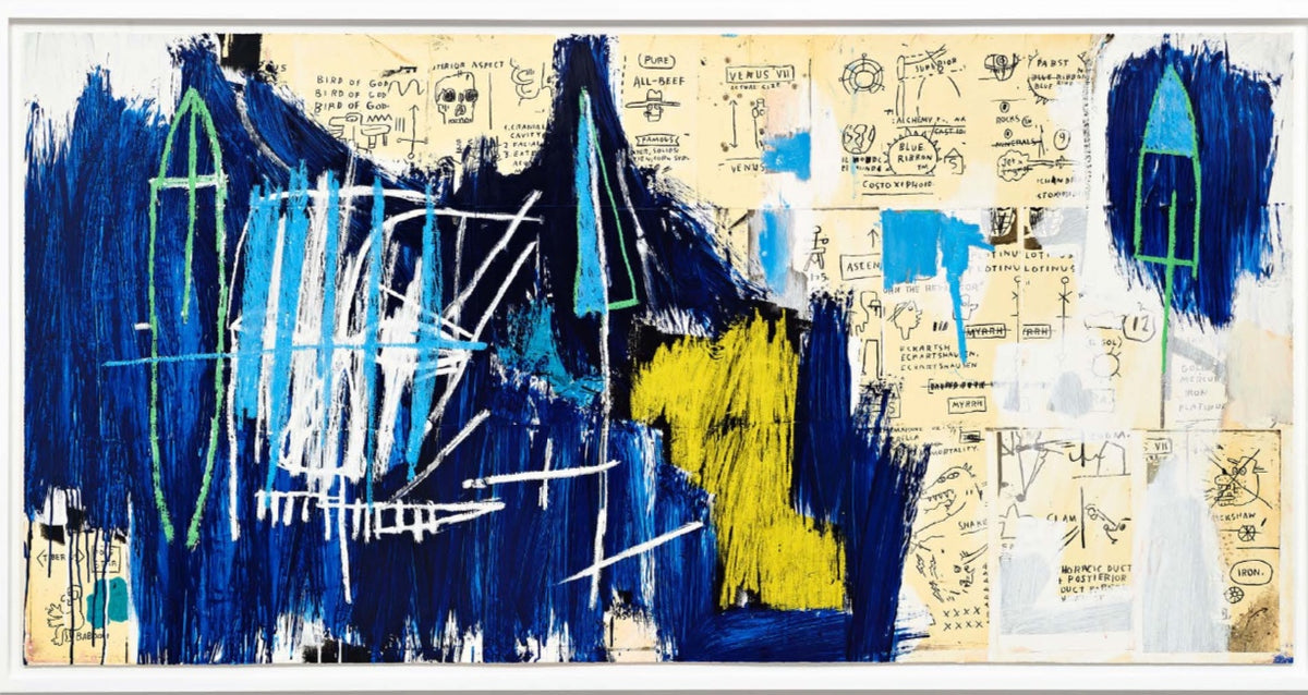 Odours of Punt 1983/2024 by Jean-michael Basquiat, screen print on Lenox museum board