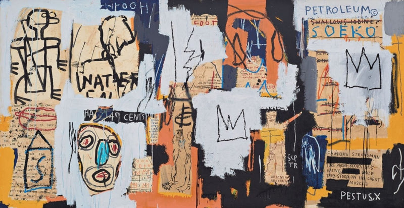 Phooey 1982/2021 by Jean-michael Basquiat, screen print on Lenox museum board