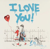 I'M YOURS - I LOVE YOU (BLUE) BY MR. BRAINWASH