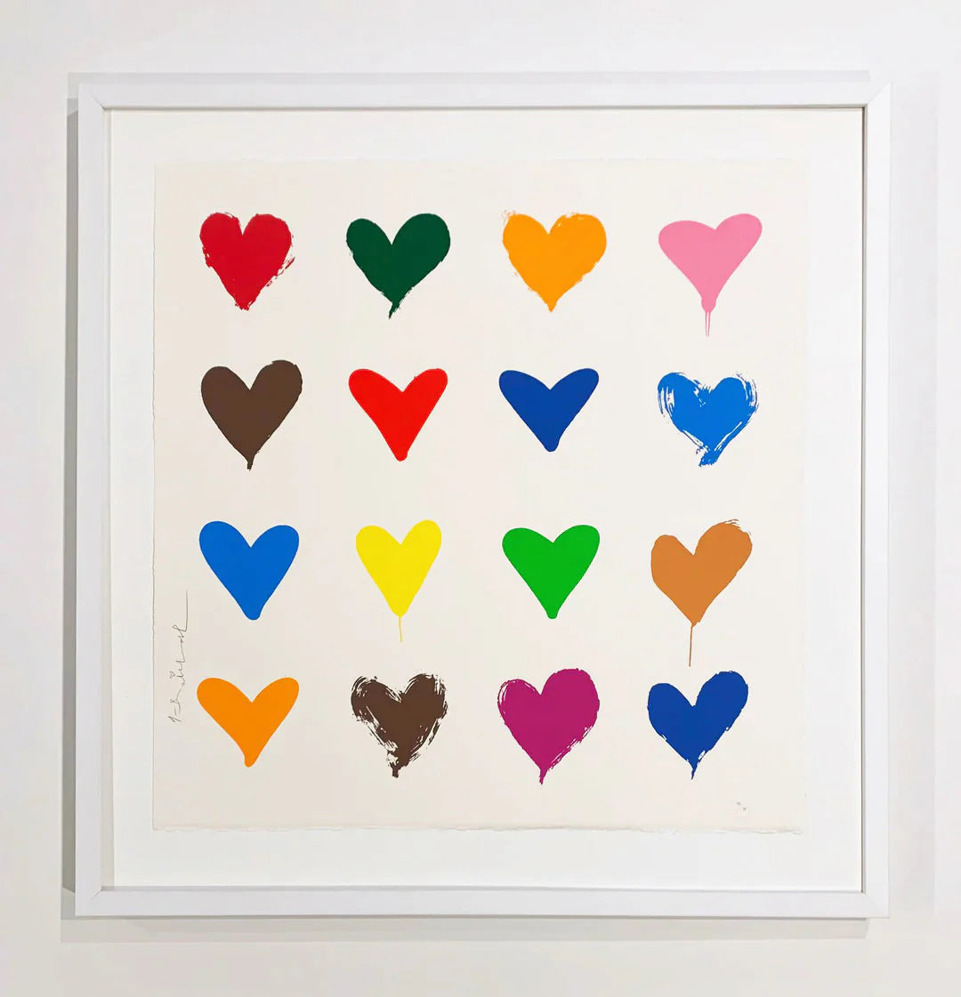 All You Need Is Heart by Mr. Brainwash, 2021 screen print unframed