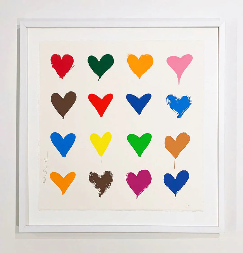 All You Need Is Heart by Mr. Brainwash, 2021 screen print unframed