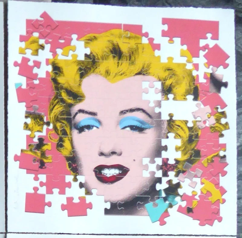 A Piece of Legend (Orange) (Marilyn Monroe) by Mr. Brainwash, 2024 11-color screen print on paper