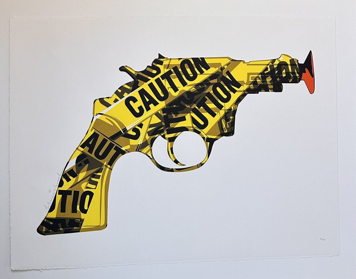 Handle with Care! by Mr. Brainwash, 2013 color screen print on archival paper