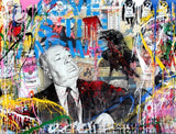 IHITCHCOCK (ORIGINAL) BY MR. BRAINWASH (50 X 38 INCHES)