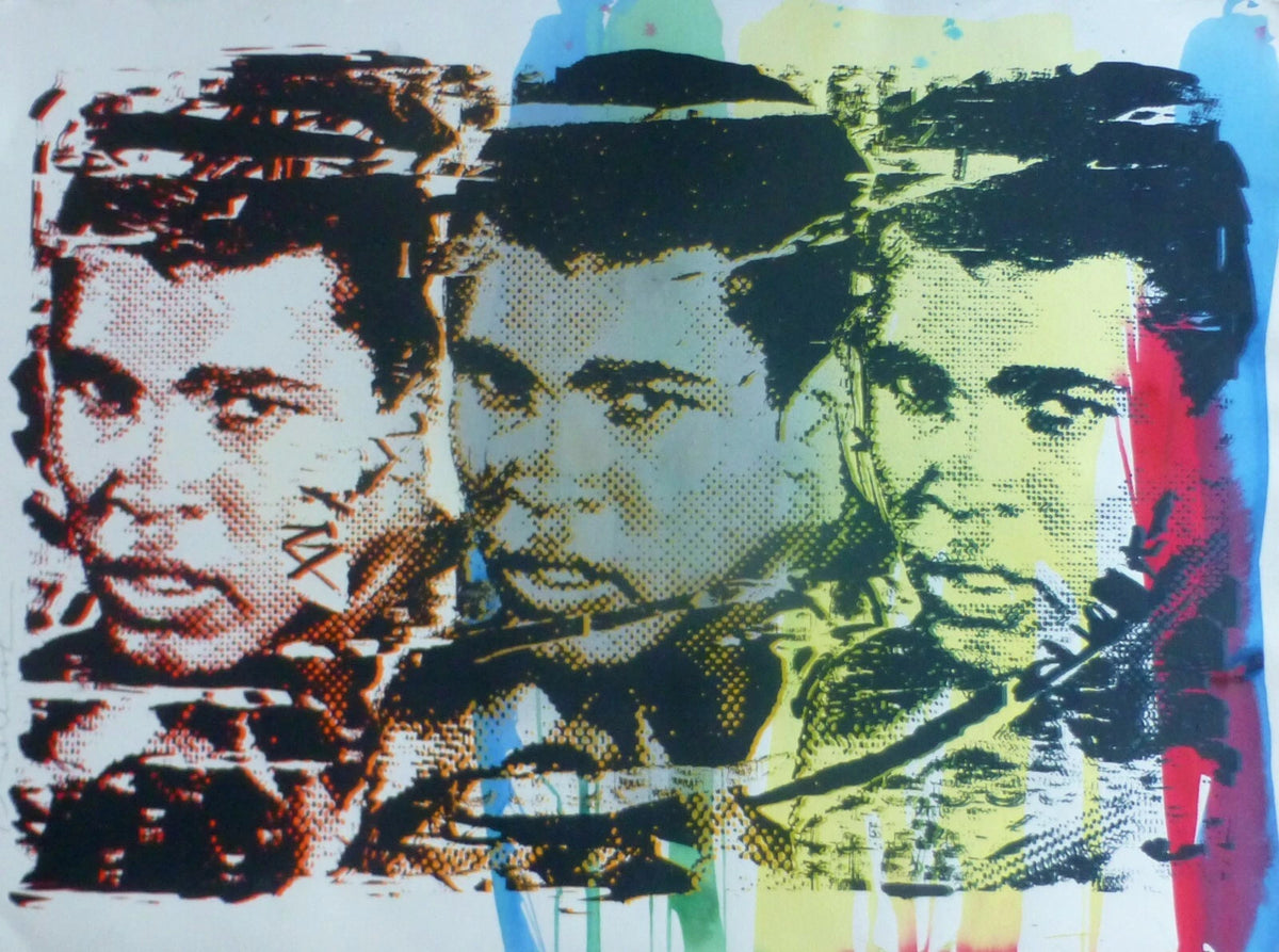 Legend Forever Muhammad Ali (Original) by Mr. Brainwash, 2017 silkscreen and mixed media on archival paper