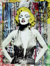 MARILYN FOREVER (ORIGINAL) BY MR. BRAINWASH (30 X 22 INCHES)