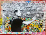 SELF DISCOVERY - JACKSON POLLOCK (ORIGINAL) BY MR. BRAINWASH (30 X 22 INCHES)