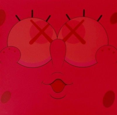 Kawsbob (Red) by Kaws by Artists Misc., 2011 silkscreen