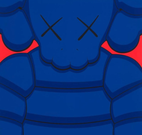 What Party (Blue) by Kaws by Artists Misc., 2020 screenprint in colors on Saunders waterford 425 hp hiwhite paper