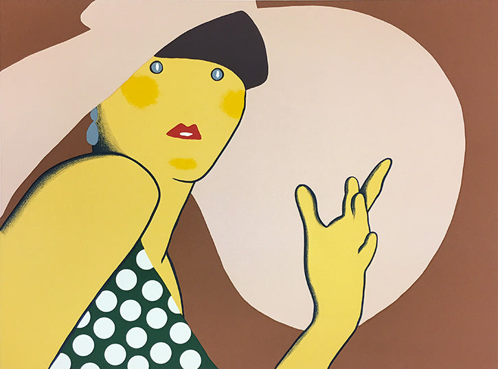 Lady with Hat by Kiki Kogelnik by Premier Pop Art, 1980 serigraph