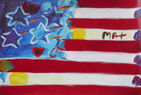 Flag With Heart Ver.1 #16 (ORIGINAL) BY PETER MAX