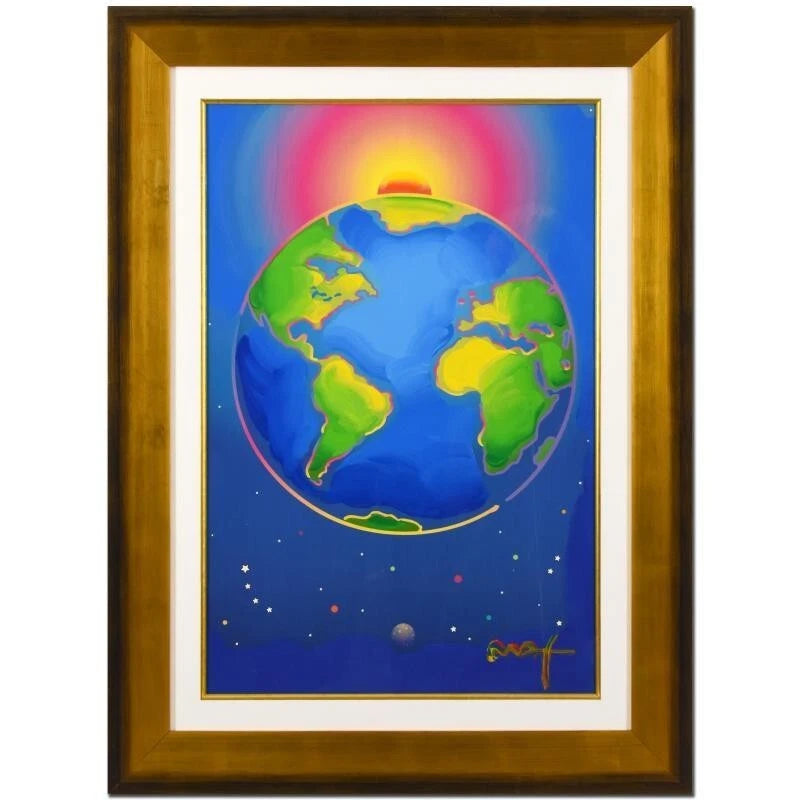 The State of the World Forum 2010 (Original) by Peter Max, 2010 acrylic and mixed media on paper