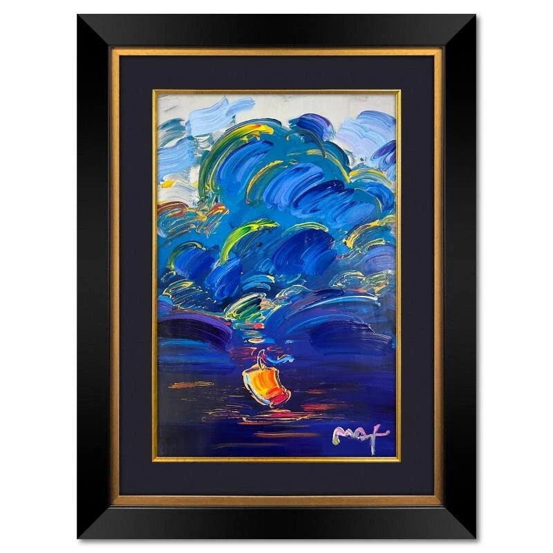 Summer Storm 2008 (Original) by Peter Max, 2008 acrylic and mixed media on paper