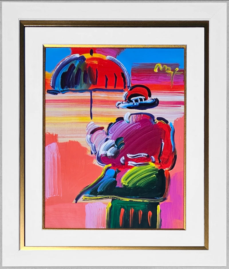 UMBRELLA MAN 2007 (ORIGINAL) BY PETER MAX