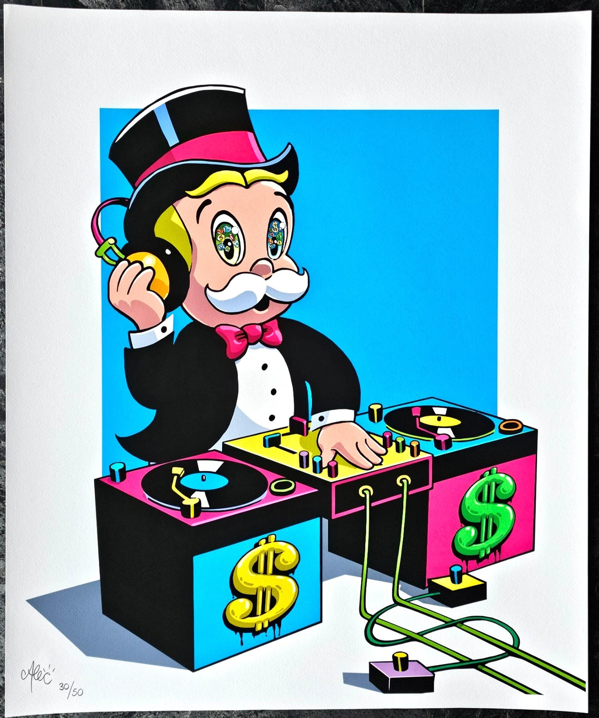 DJ Monopz (Blue Variant) By Alec Monopoly (2026)