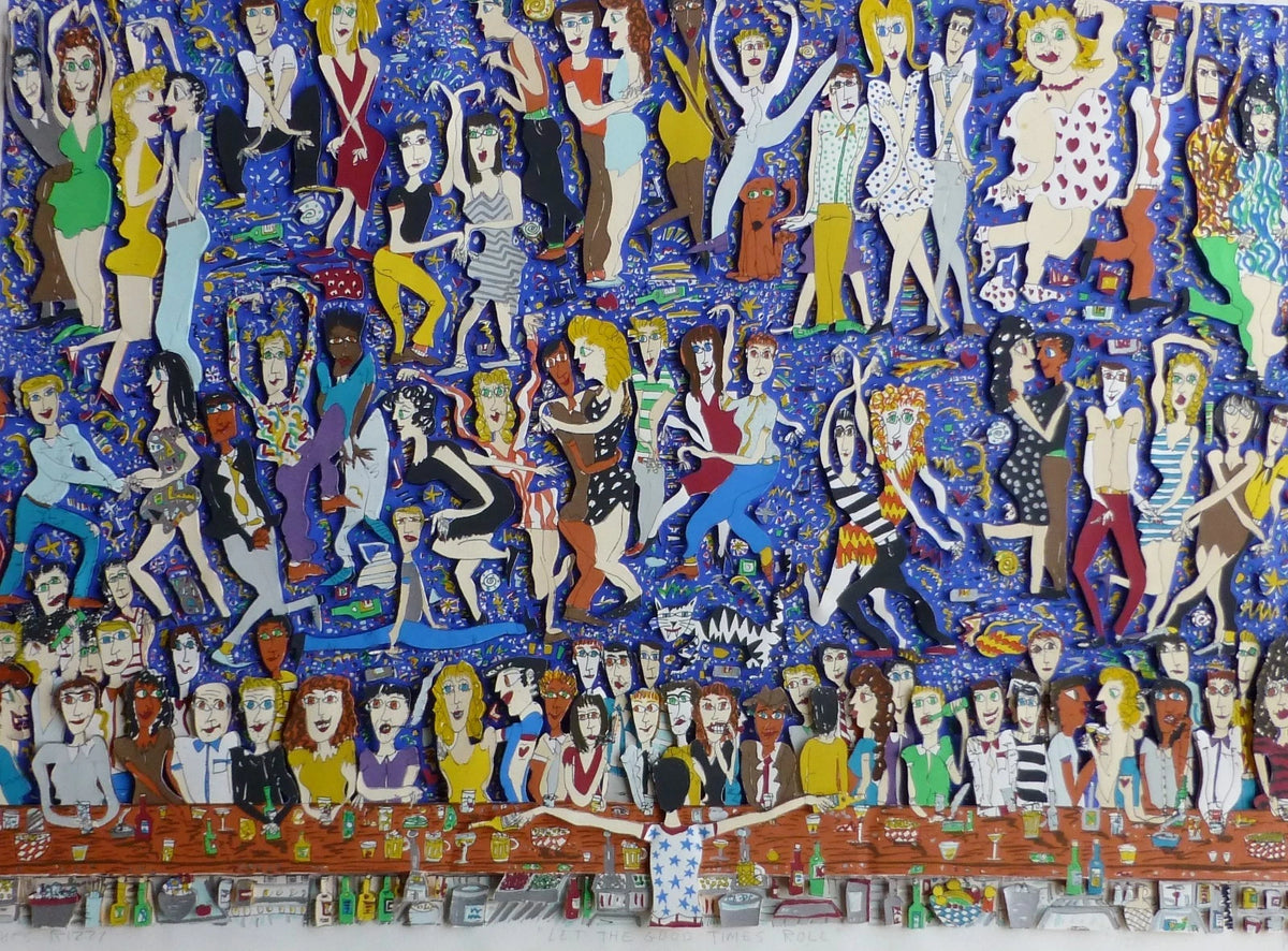 Let The Good Times Roll By James Rizzi (35.5 X 26 INCHES)