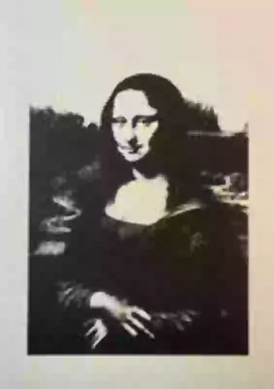 MONA LISA METALLIC (da Vinci's) BY ANDY WARHOL FOR SUNDAY B. MORNING