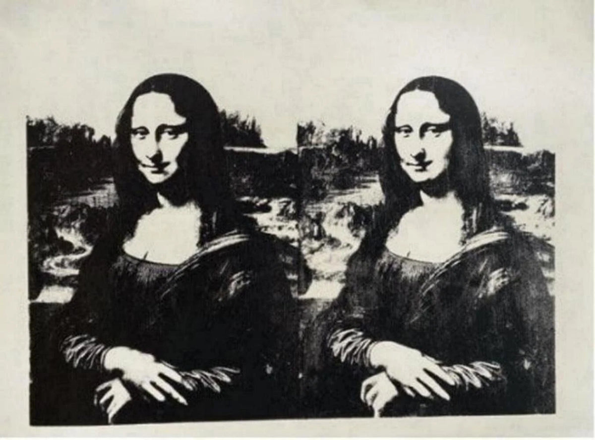 Mona Lisa Double (Da Vinci's) by Andy Warhol for Sunday B. Morning by Premier Pop Art