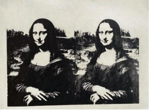 MONA LISA DOUBLE (da Vinci's) BY ANDY WARHOL FOR SUNDAY B. MORNING