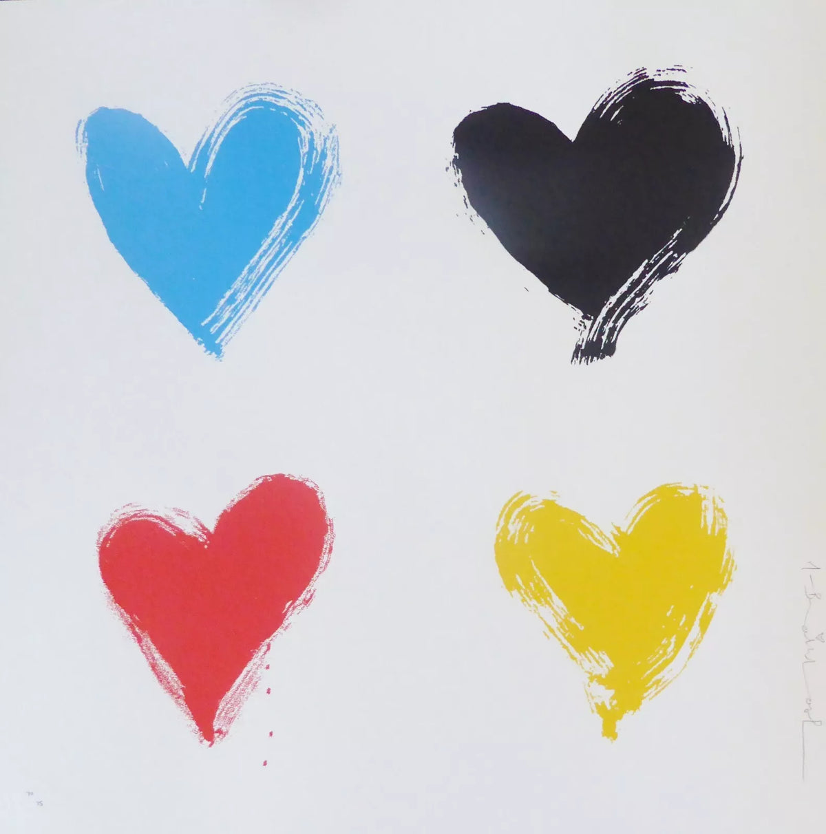 All You Need Is Heart (2021) by Mr. Brainwash, 2021 screen print unframed
