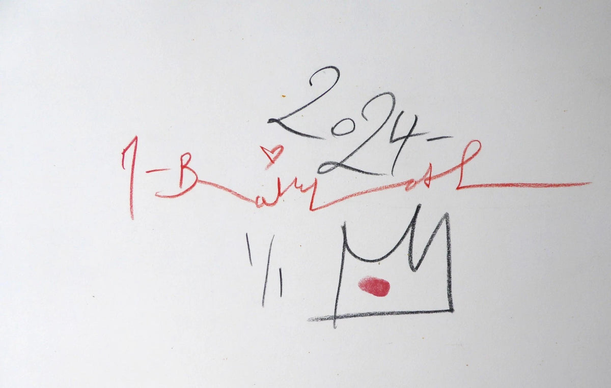 Amsterdam Da Beautiful (Original) by Mr. Brainwash, 2024 silkscreen and mixed media on deckled edge paper — detail 5