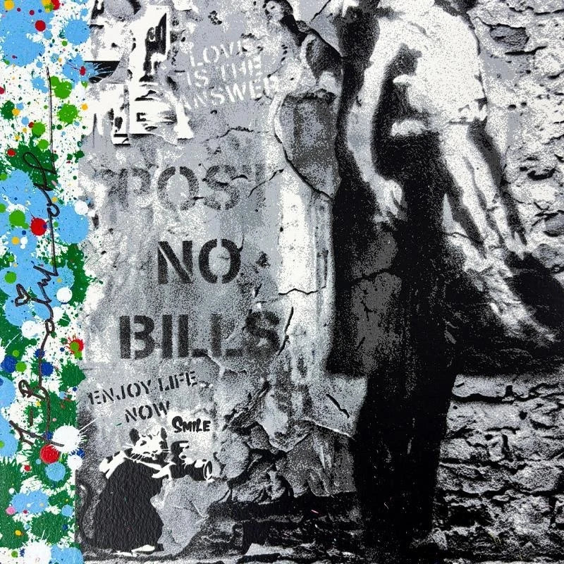 BALLOON GIRL (Original) By Mr. Brainwash (22 X 22 INCHES)