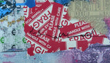 BALLOON GIRL (ORIGINAL) BY MR. BRAINWASH (22 X 22 INCHES)