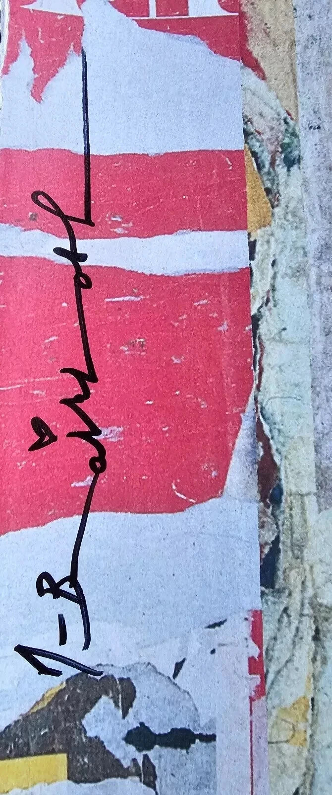 Banksy Thrower (Original) by Mr. Brainwash, 2024 silkscreen and mixed media on archival paper — detail 2