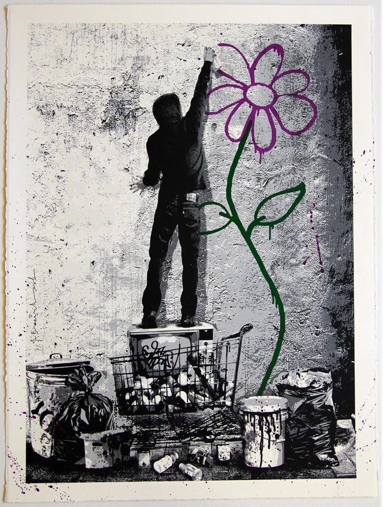 Eternity by Mr. Brainwash, 2013 screenprint on hand torn archival art paper