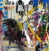 IHITCHCOCK (ORIGINAL) BY MR. BRAINWASH (50 X 38 INCHES)