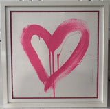 LOVE HEART (PINK) BY MR. BRAINWASH