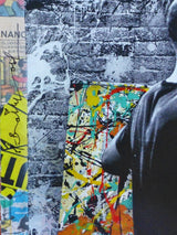 SELF DISCOVERY - JACKSON POLLOCK (ORIGINAL) BY MR. BRAINWASH (30 X 22 INCHES)