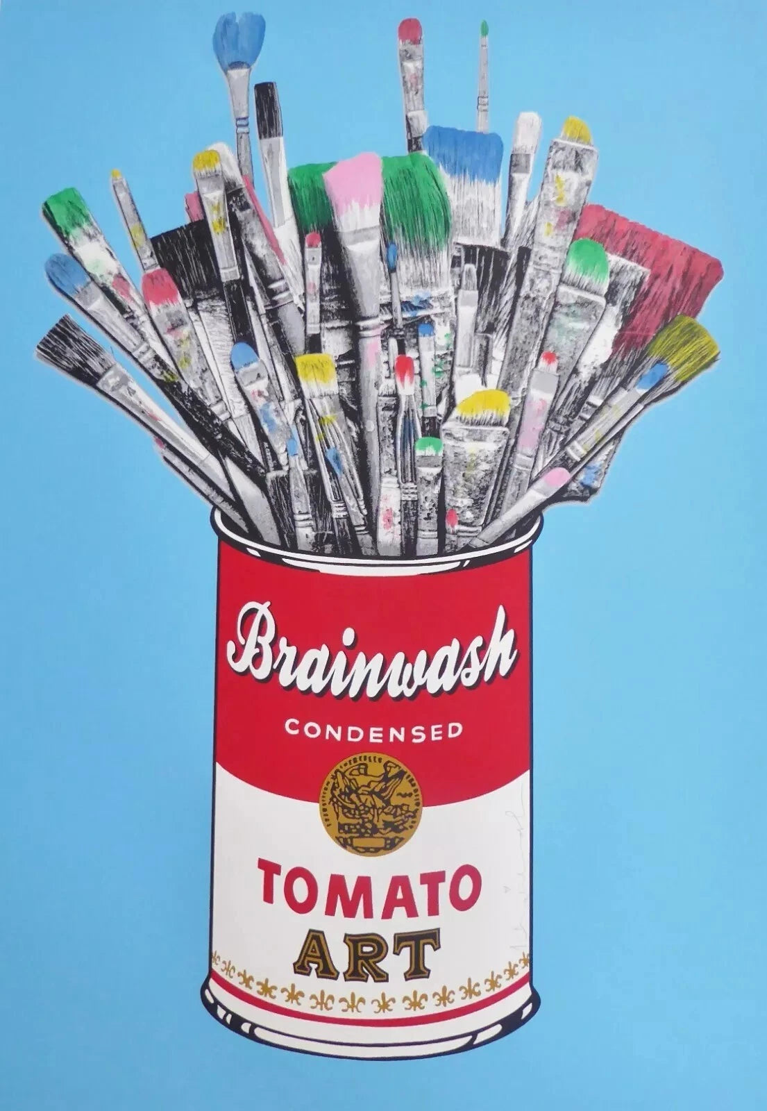 Tomato Pop (Blue) by Mr. Brainwash